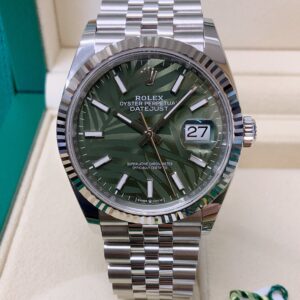 Rolex replica Datejust 36mm 126234 Palm Motif green