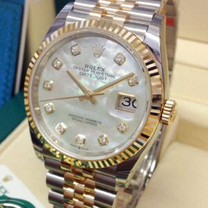 Alternative view of Rolex replica Datejust 36mm 126233 MOP acciaio e oro