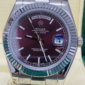 Rolex replica day-date 228239 white gold cherry dial