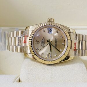 Rolex replica lady Datejust 31mm yellow gold diamond