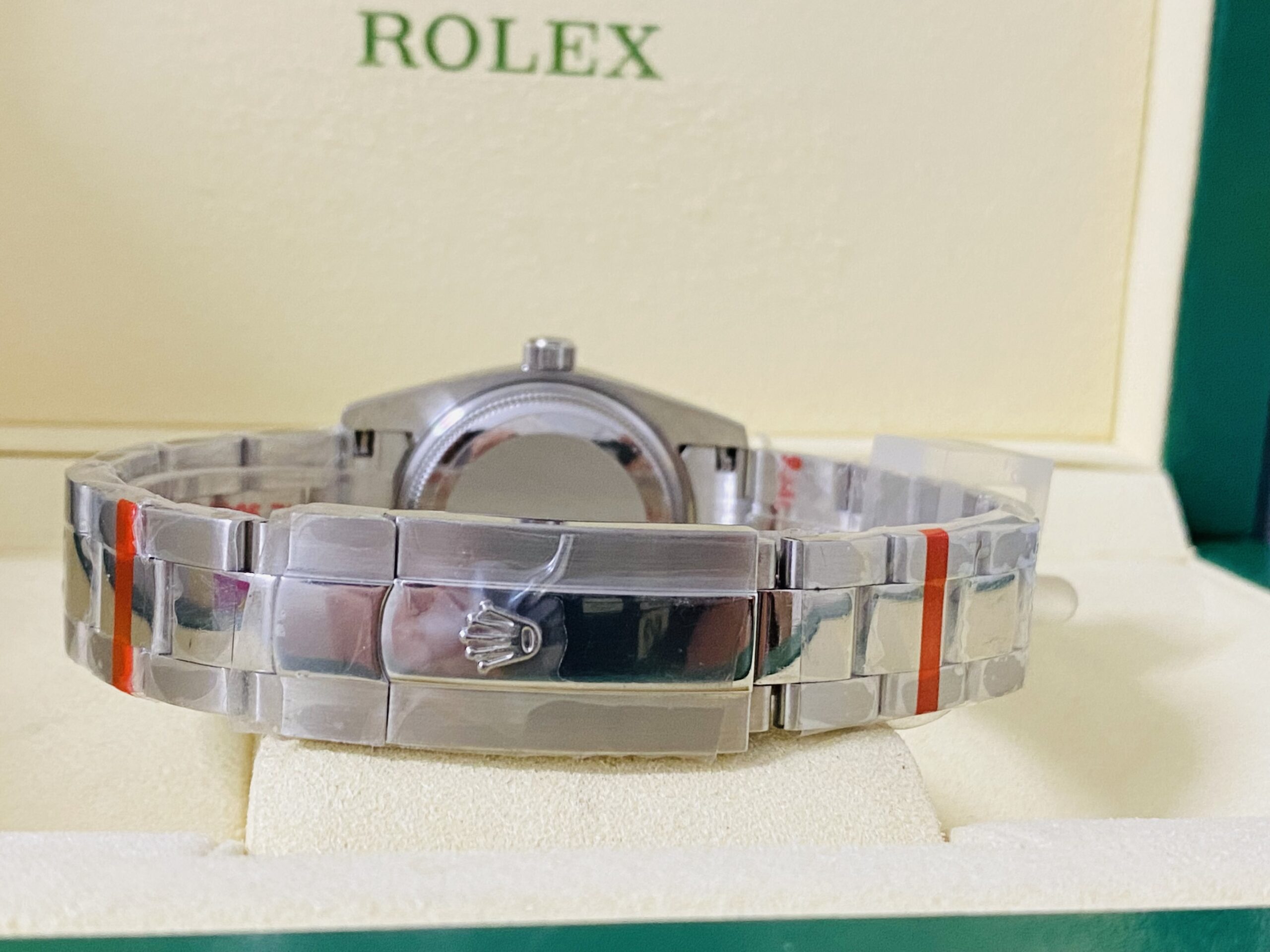 Rolex replica lady Datejust 31mm stainless stell mop dial - immagine 5