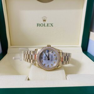 Alternative view of Rolex replica lady Datejust 31mm 279138RBR MOP dial
