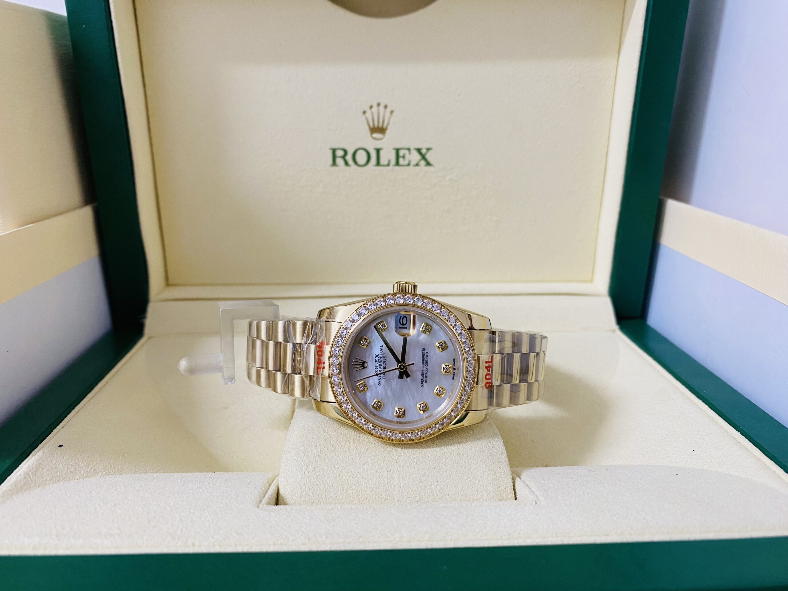 Rolex replica lady Datejust 31mm 279138RBR MOP dial - immagine 2