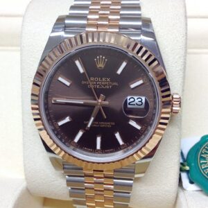 Rolex replica Datejust 41mm 126331 Bi-Colour choco dial