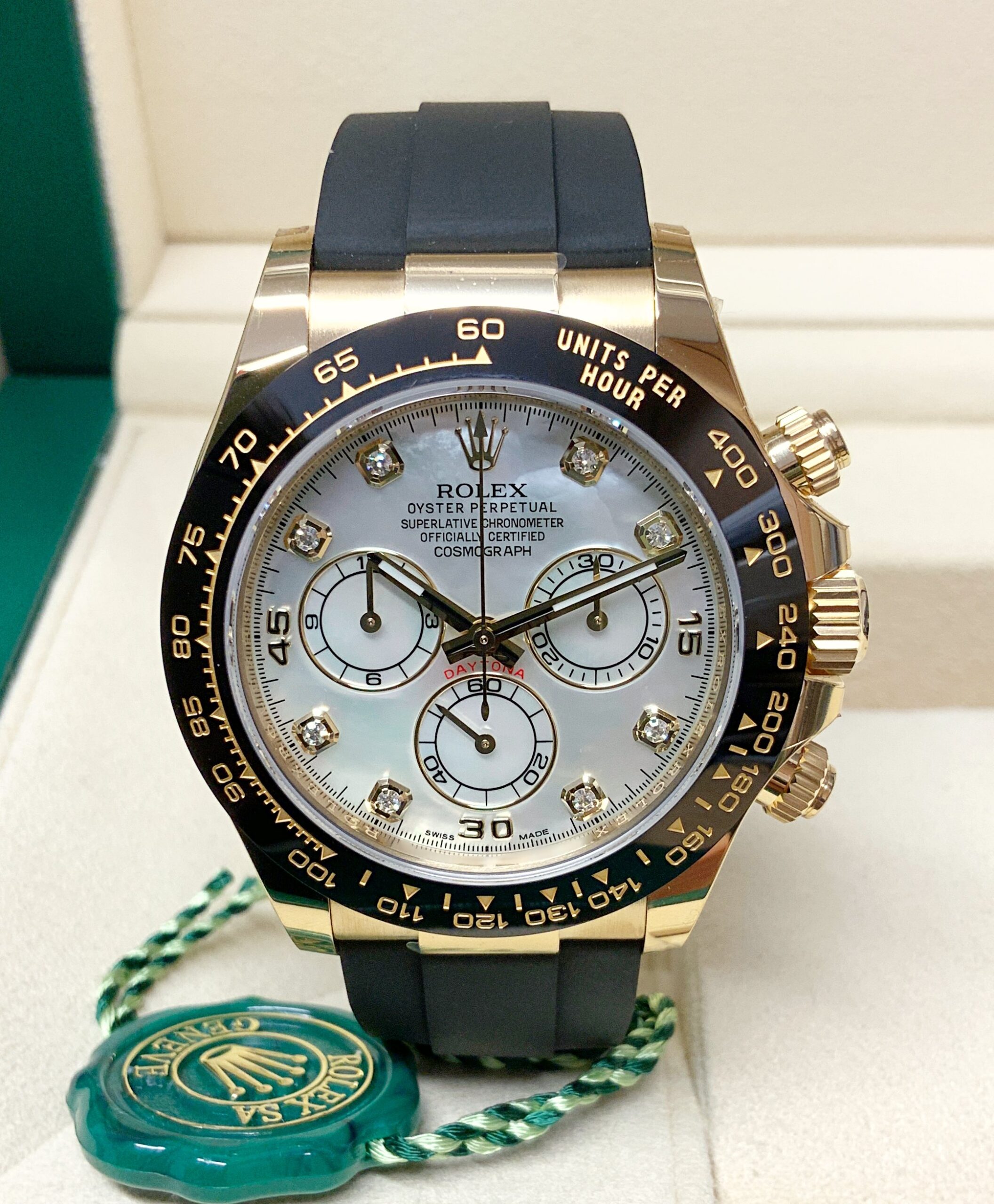 Rolex replica daytona 116518LN MOP DIAL 4130 clone movement