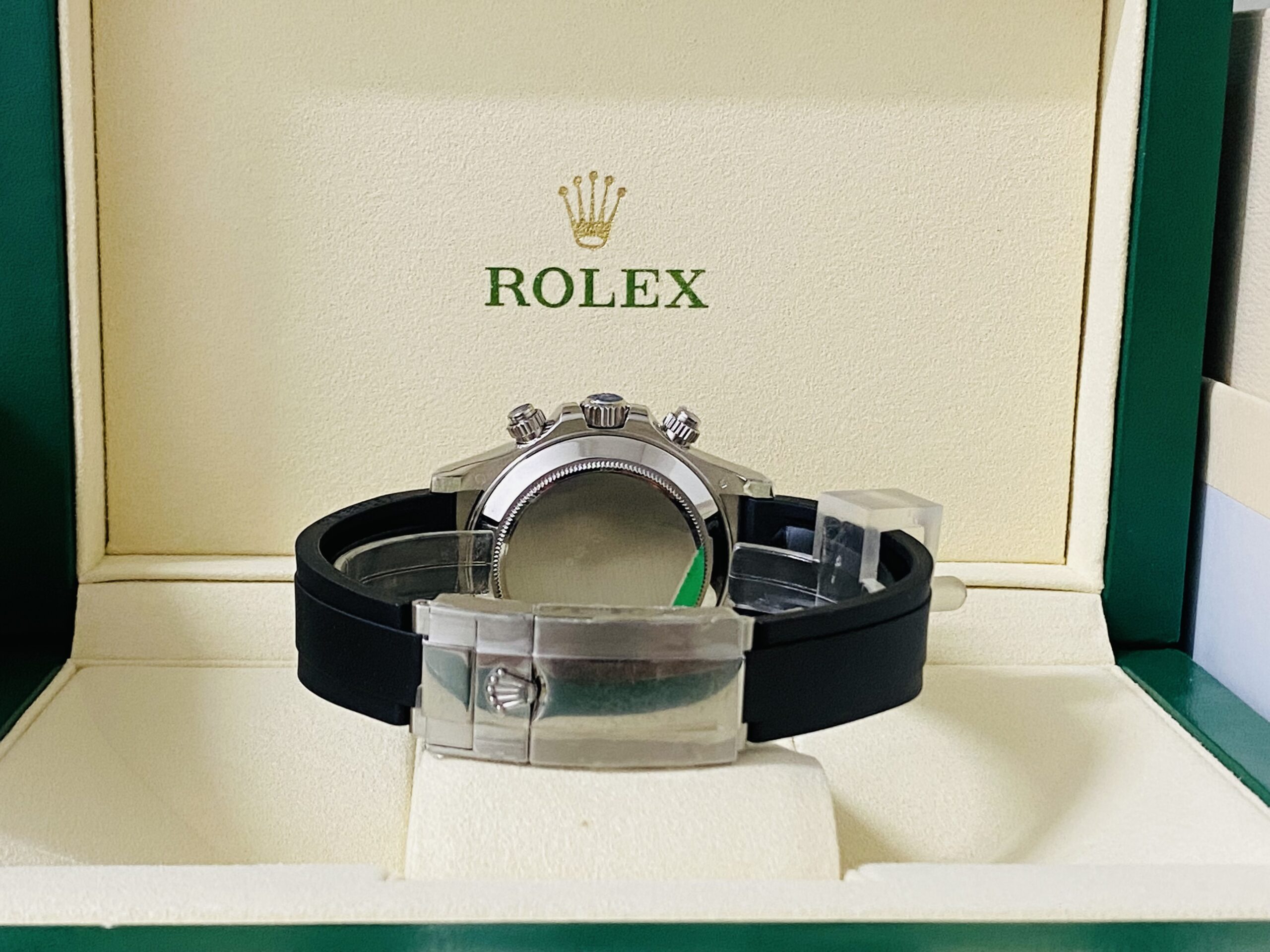 Rolex replica daytona 116519LN meteorite dial 4130 clone movement - immagine 6