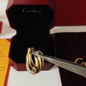 Cartier replica anello trinity oro bianco/rosa/giallo replica gioielli