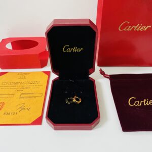 Alternative view of Cartier orecchini love oro giallo replica gioielli