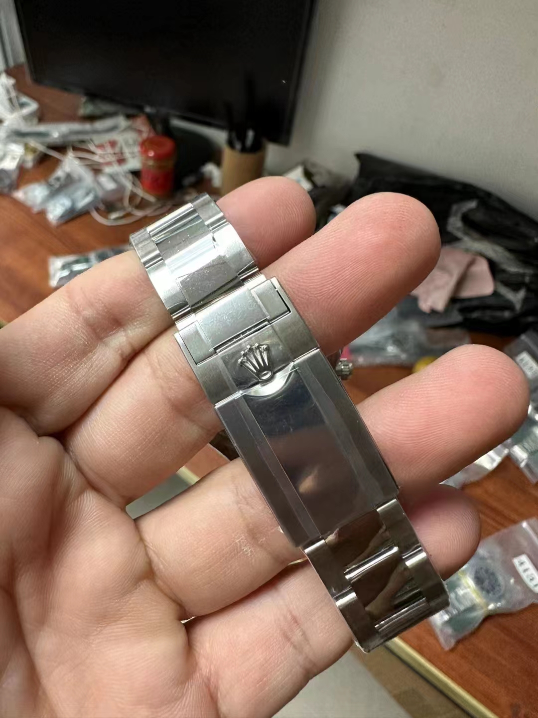 Rolex replica daytona 126529LN WG Le Mans 4132 clone movement - immagine 9