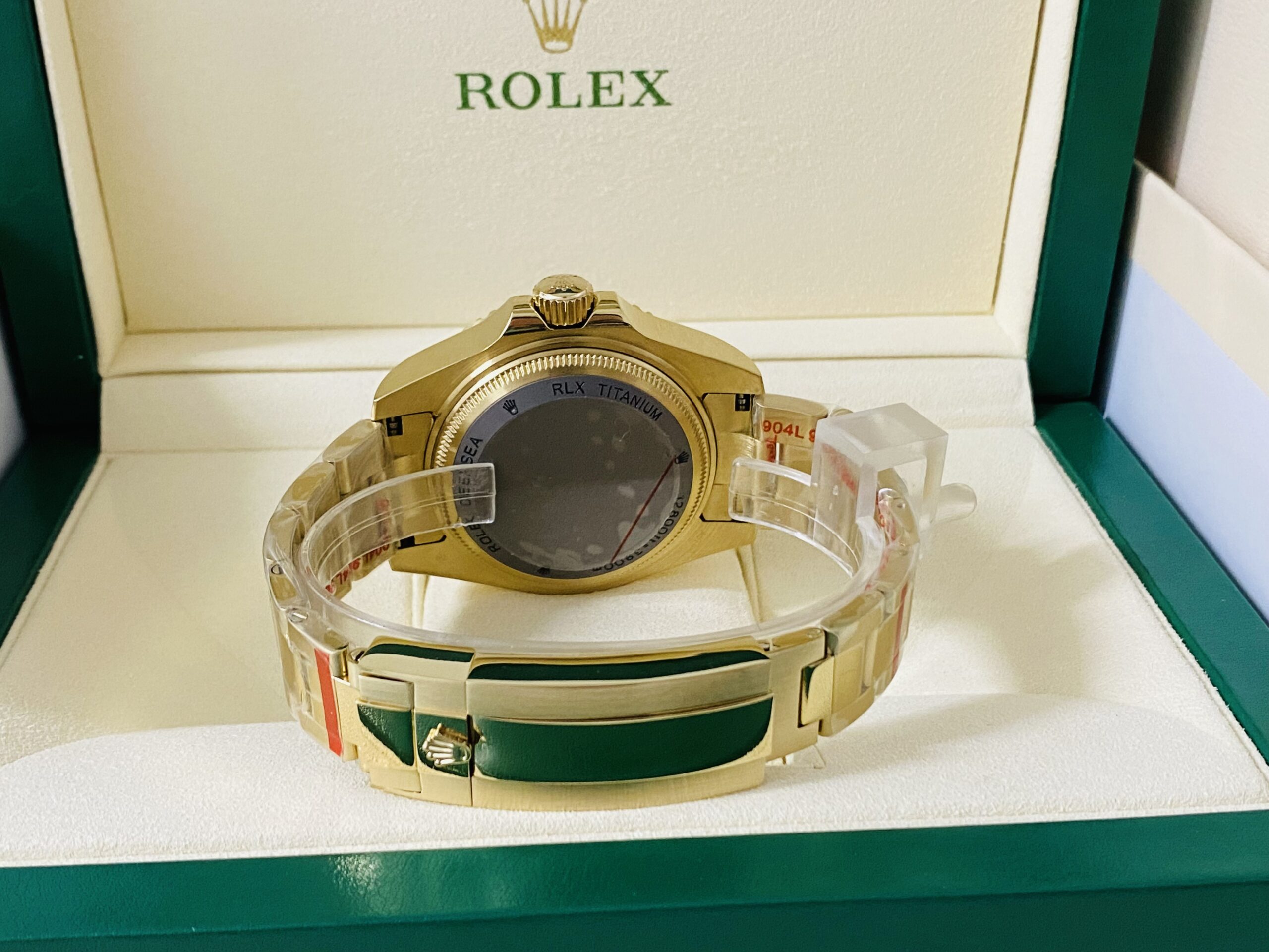 Rolex replica deepsea oro blue dial ref. 136668LB - immagine 6