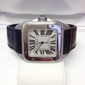 Alternative view of Cartier replica Santos 100 W20073X8 Stainless Steel