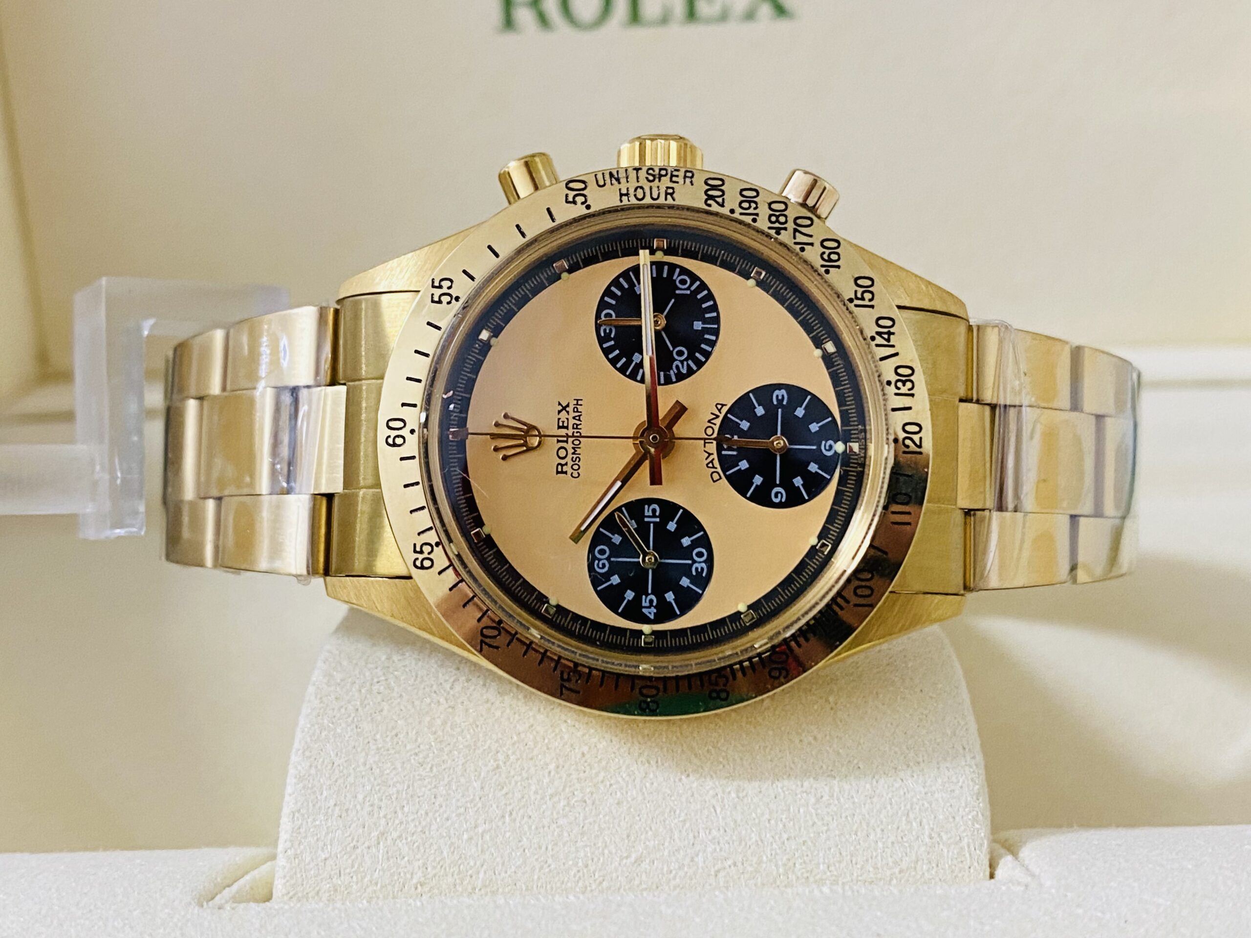 Rolex replica vintage daytona paul newman 6245 champagne dial