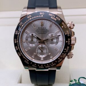 Rolex replica daytona 116515LN sundust baguette oysterflex clone movement