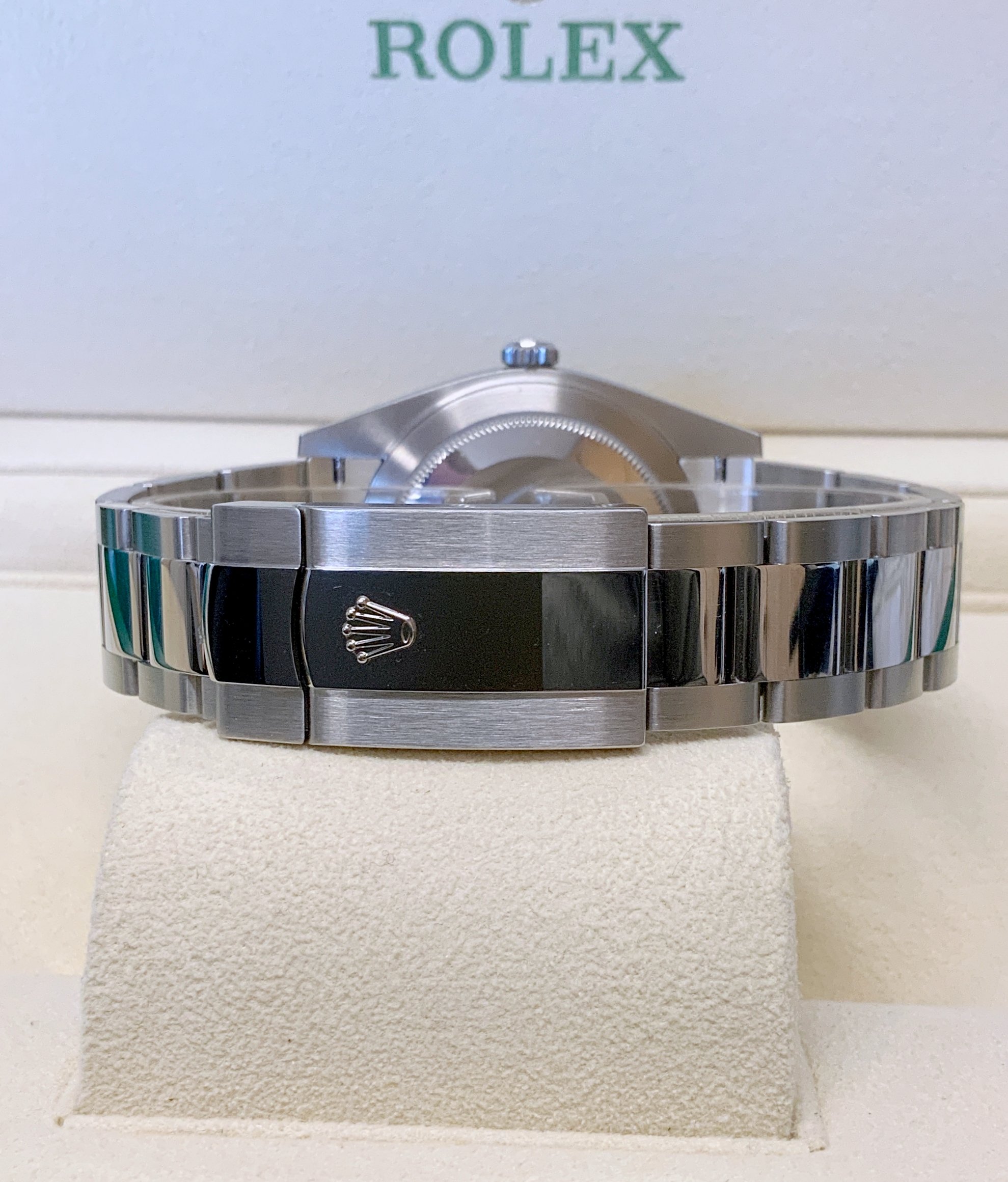 Rolex replica oyster Datejust 41 126300 Rhodium Dial - immagine 7