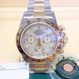 Rolex replica Daytona 116503 Bi/Colour diamond MOP dial