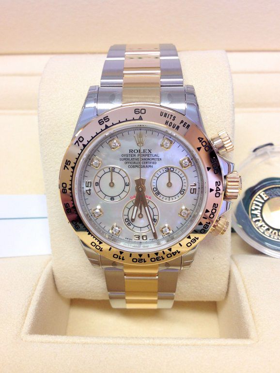 Rolex replica Daytona 116503 Bi/Colour diamond MOP dial - immagine 4