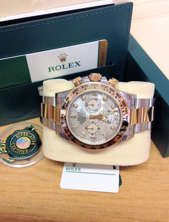 Rolex replica Daytona 116503 Bi/Colour diamond MOP dial - immagine 3