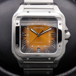 Cartier replica Santos De Cartier WSSA0064 Bronze Steel big size