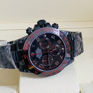 Alternative view of Rolex replica daytona pro-hunter 116509 WG racing dial PVD 4130 clone movement