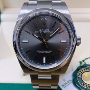 Rolex Replica Oyster Perpetual 39mm 114300 Rhodium Dial