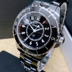 Alternative view of Chanel replica J12 H5695 medium size Black Ceramic
