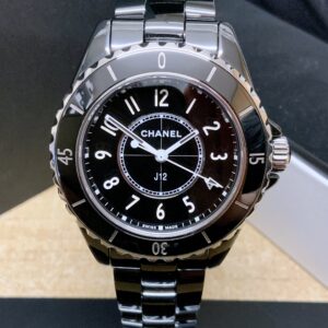 Chanel replica J12 H5695 medium size Black Ceramic