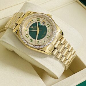 Rolex replica day-date 36mm emerald 118238RBR oro giallo