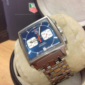 Tag Heuer replica Monaco Blue Steve McQueen Dial CW2113