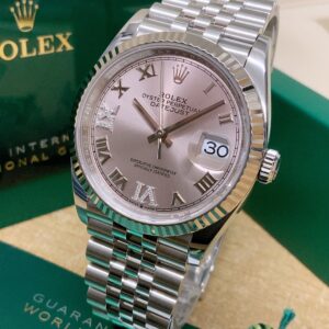 Alternative view of Rolex replica Datejust 36mm 126234 Pink Roman Diamond Dial